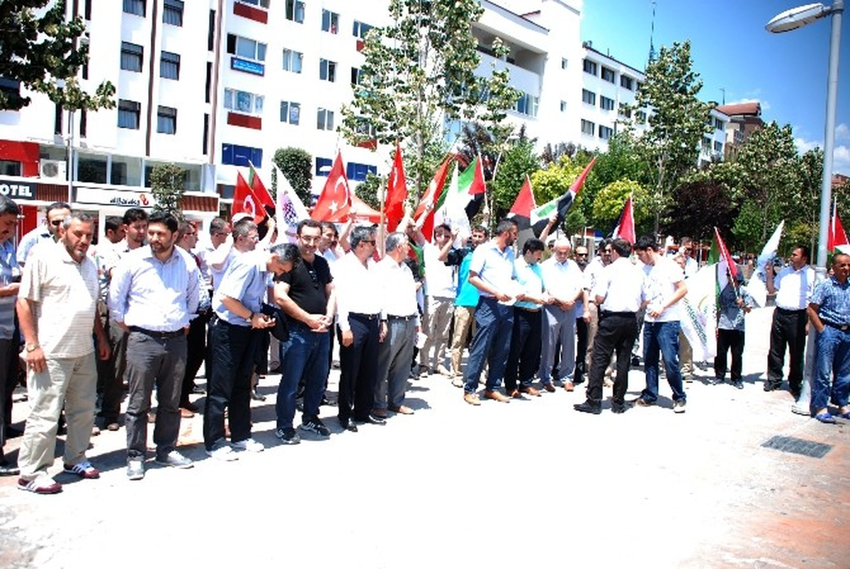 Bolu\'da İsrail Protestosu