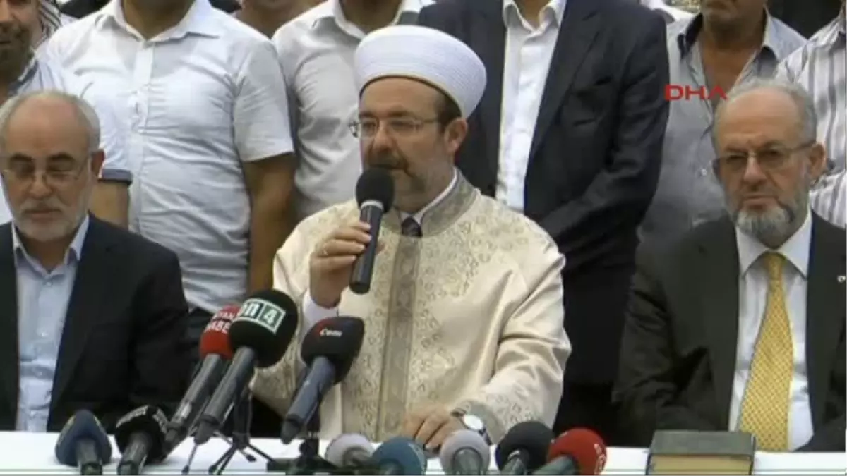 Diyanet İşleri Başkanı Görmez, Esenyurt\'taki Muhammediye Camii\'ni Ziyaret Etti