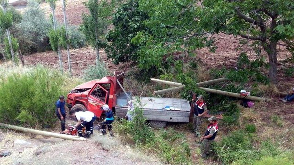 Kahramanmaraş\'ta Kamyonet Devrildi: 1 Ölü