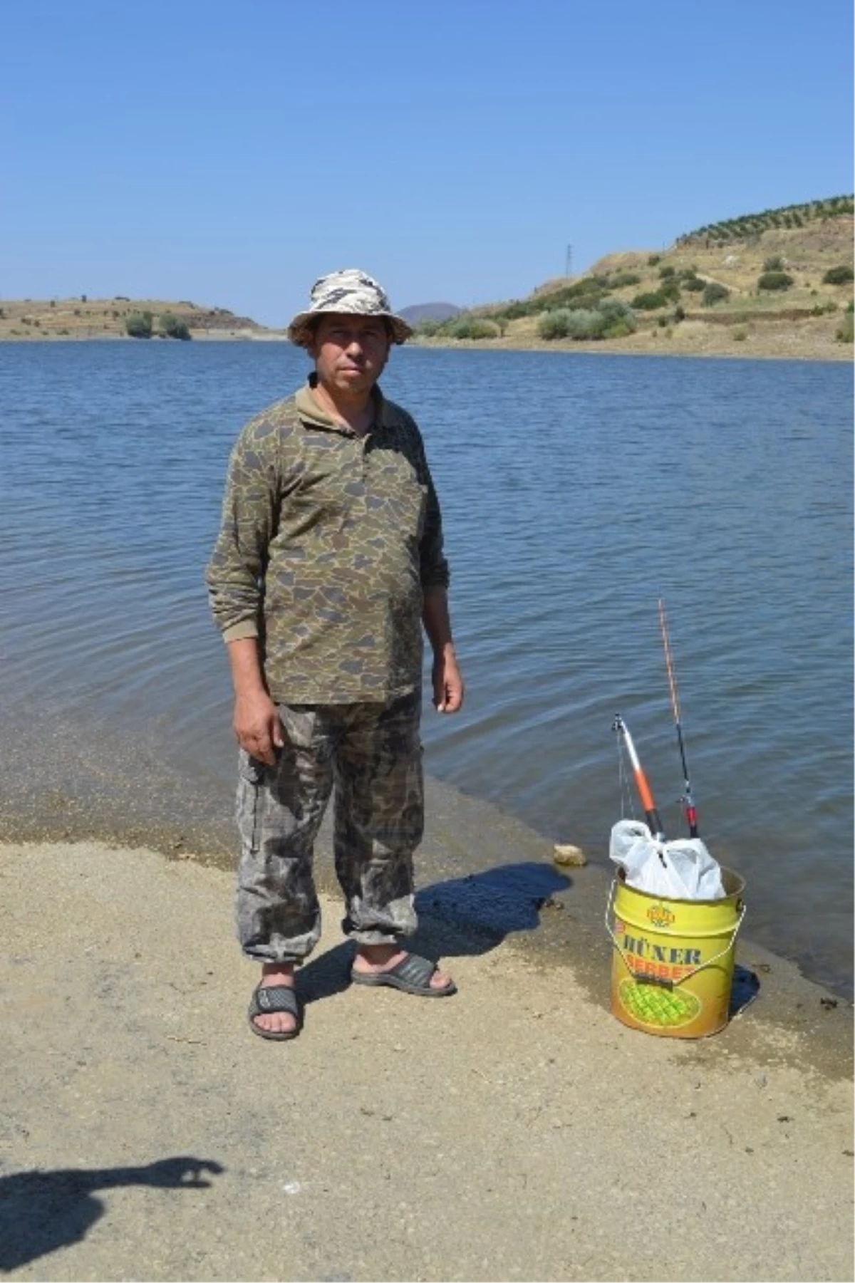 Kula Göletinde Kaçak Ağ Taraması Yapıldı