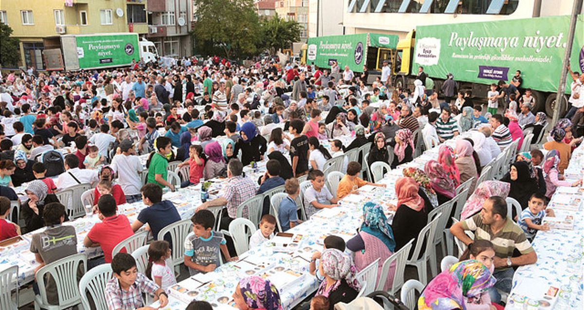 Nişanca\'da Açıkhava İftarı