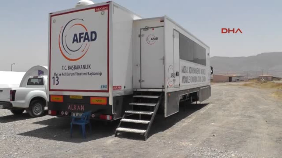 Silopi Afad Habur\'a Mobil Koordinasyon Merkezi Kurdu