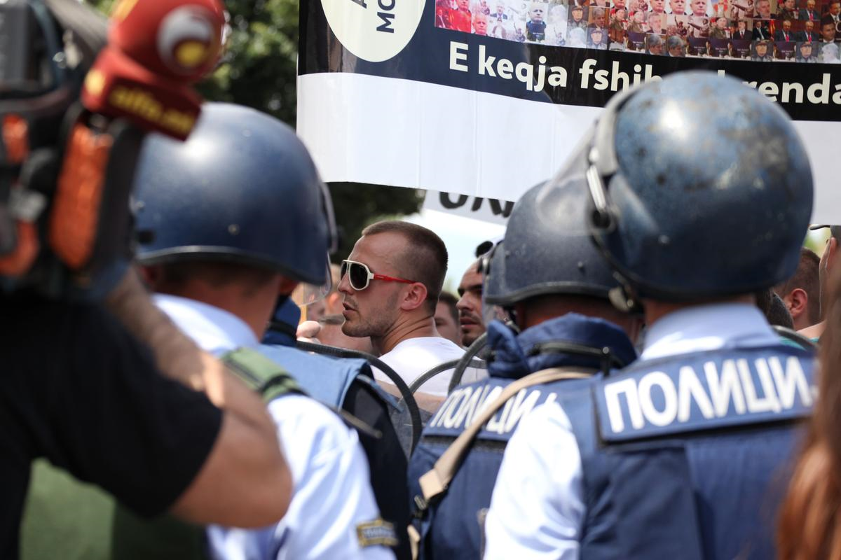 Arnavutların Üsküp\'teki Protestosu Sona Erdi