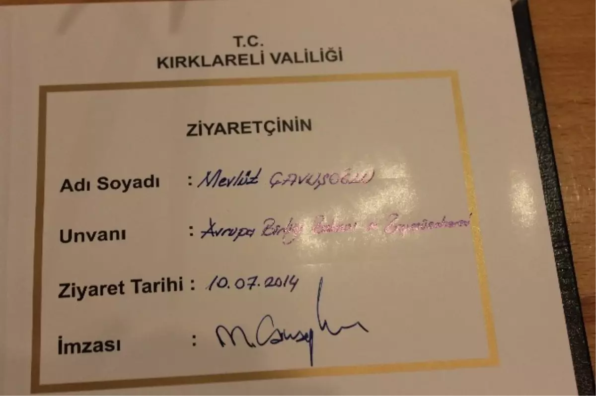 Bakan Çavuşoğlu Kırklareli\'nde