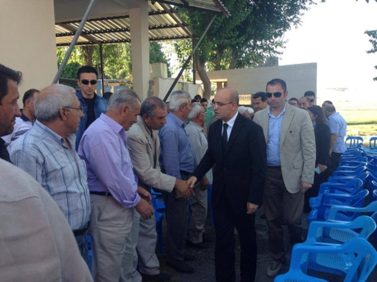 Bakan, Muhtar Sabır Duman\'ın Taziyesine Katıldı