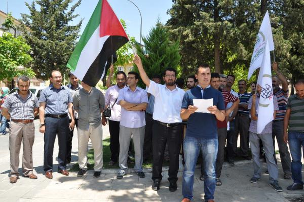 Besni\'de İsrail Protestosu