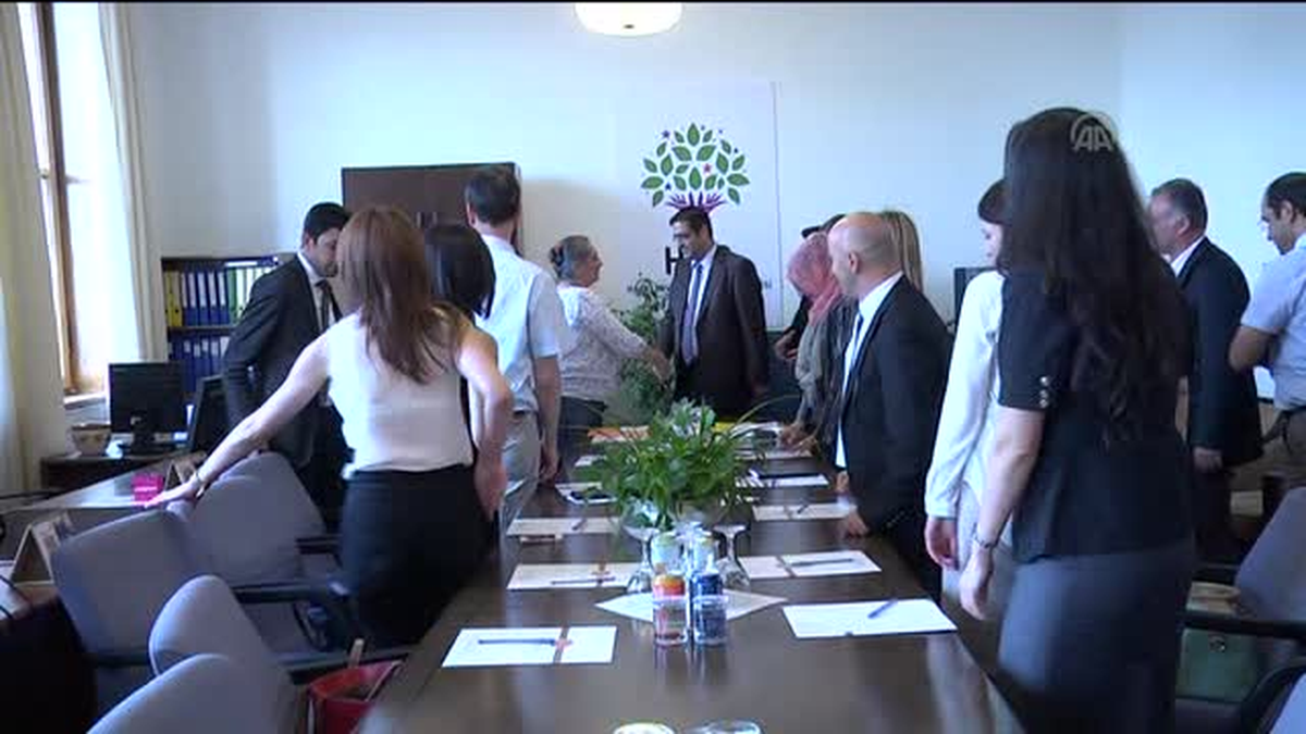 Demirtaş, Denge ve Denetleme Ağı üyelerini kabul etti -