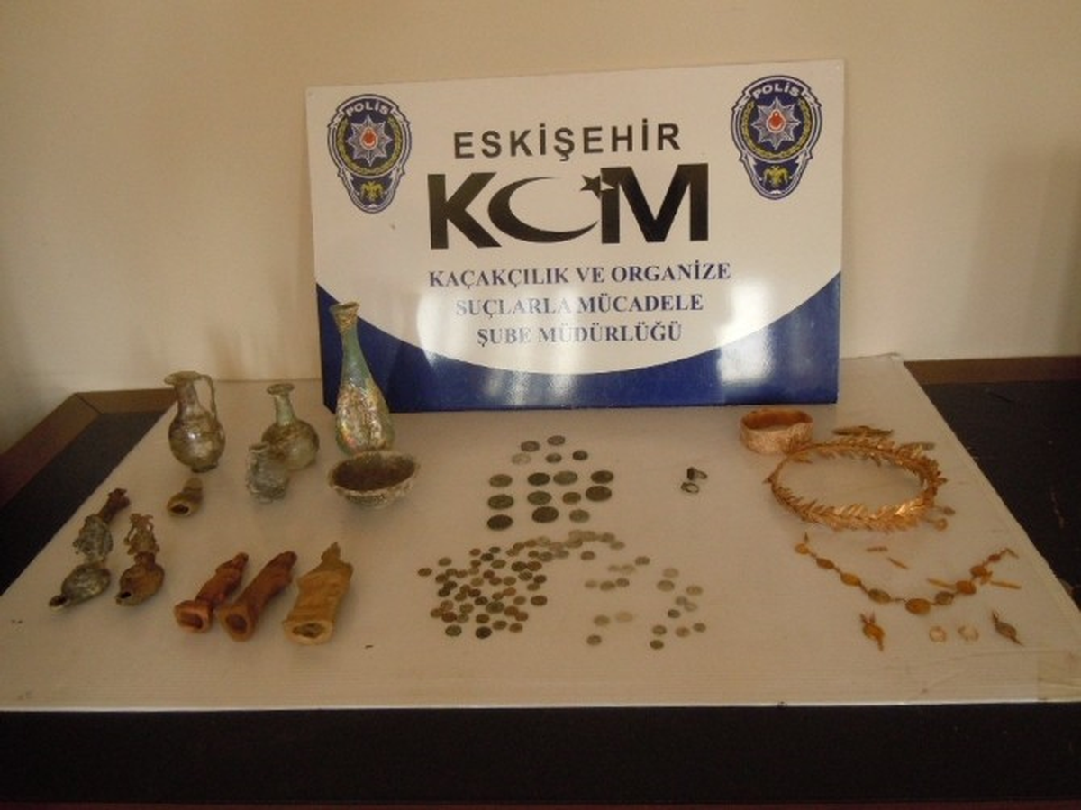 Eskişehir Polisinden Eski Eser Kaçakçılarına Darbe