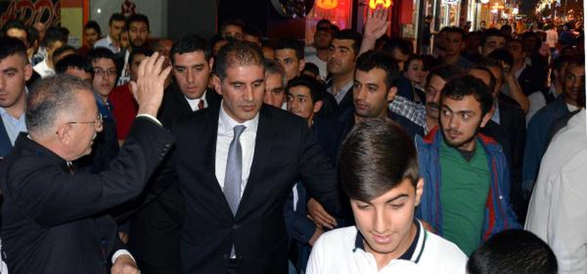 İhsanoğlu Erzurum\'da 200 Araçlık Konvoyla Karşılandı (4)