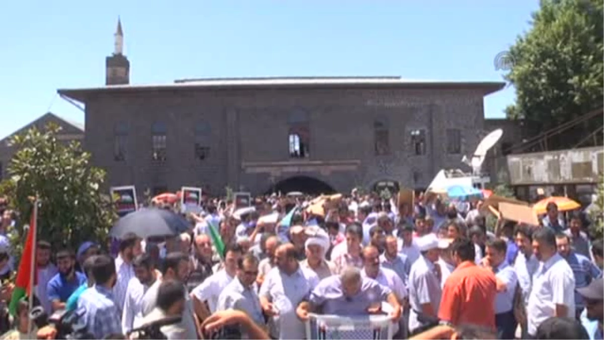 İsrail\'in Gazze\'ye saldırılarının protesto edildi - DİYARBAKIR/BİNGÖL/