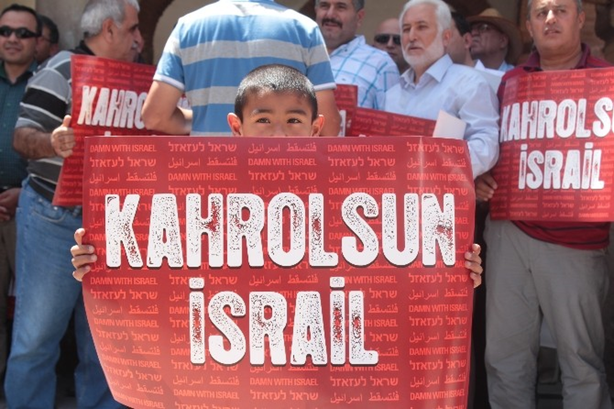 Kastamonulular İsrail\'deki Yaşananları Protesto Etti