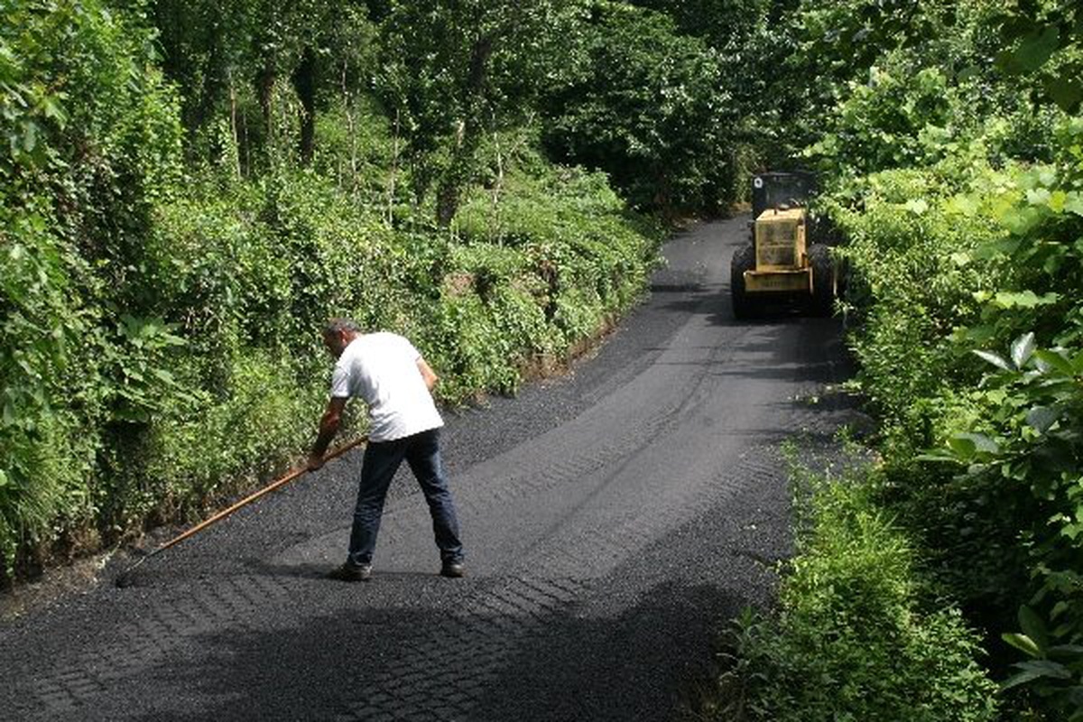 Rize Belediyesi\'nin Asfaltlama Çalışmaları