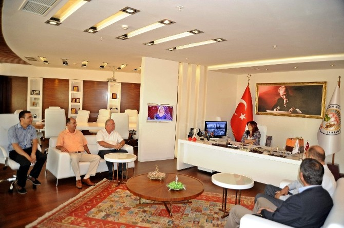 Şoförlerden Başkan Çerçioğlu\'na Ziyaret