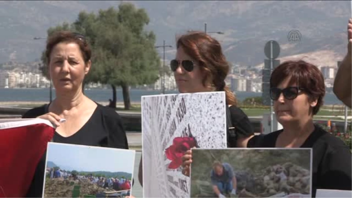 İzmir\'de Srebrenitsa Soykırımının 19. Yıl Dönümü Anıldı