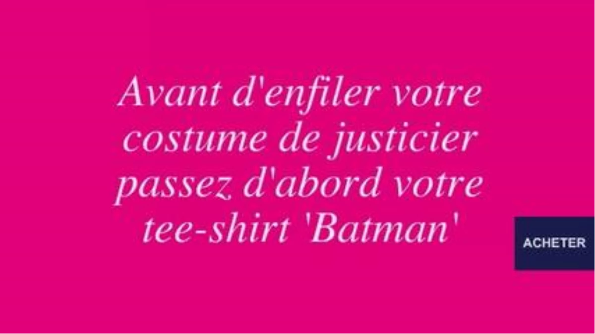 Tee-shirt \'Batman\' Col V