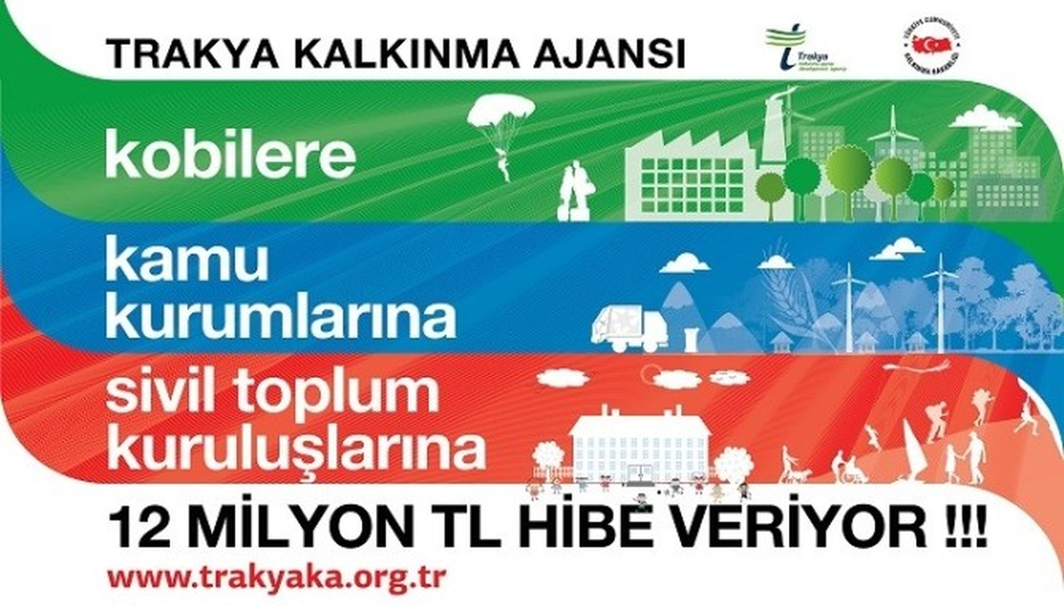 Trakya Kalkınma Ajansı\'ndan Trakya\'ya 12 Milyon Hibe Desteği