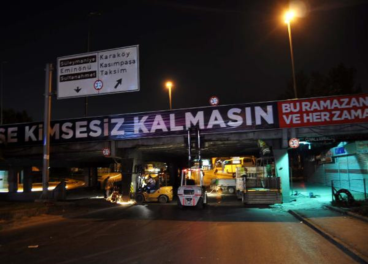 Unkapanı Altgeçit Köprüsü\'nde Güçlendirme Çalışması Başladı