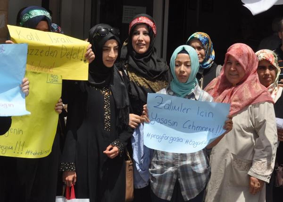 Uşak\'ta İsrail Protestosu