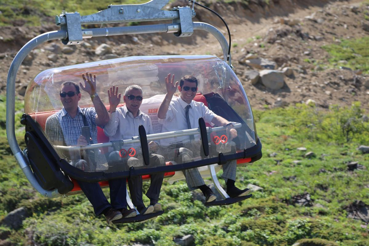 Yıldız Dağı Kış Sporları Turizm Merkezi\'ndeki Çalışmalar
