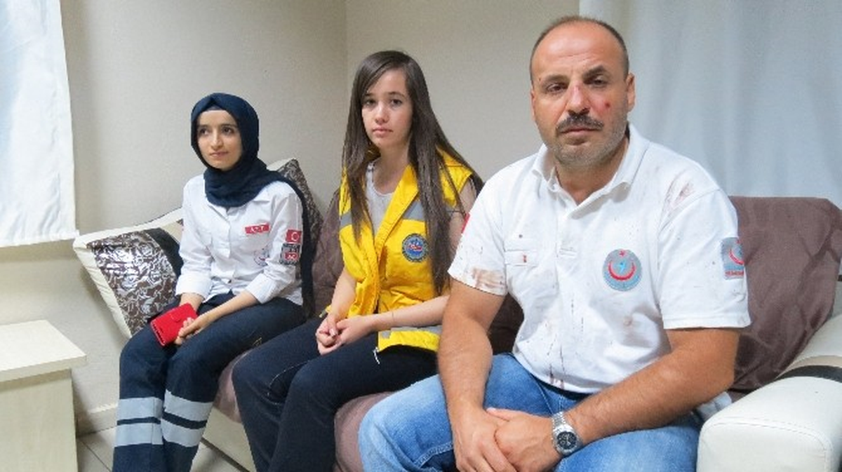Ambulansı Sürücüsünü 112 Acil Servis İstasyonu\'nda Darp Etti