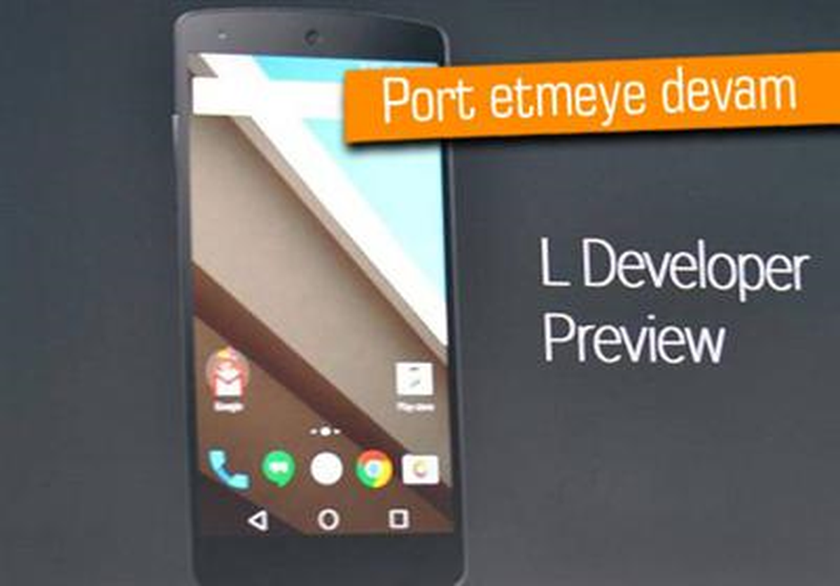 Android L, Htc One\'a Port Edildi