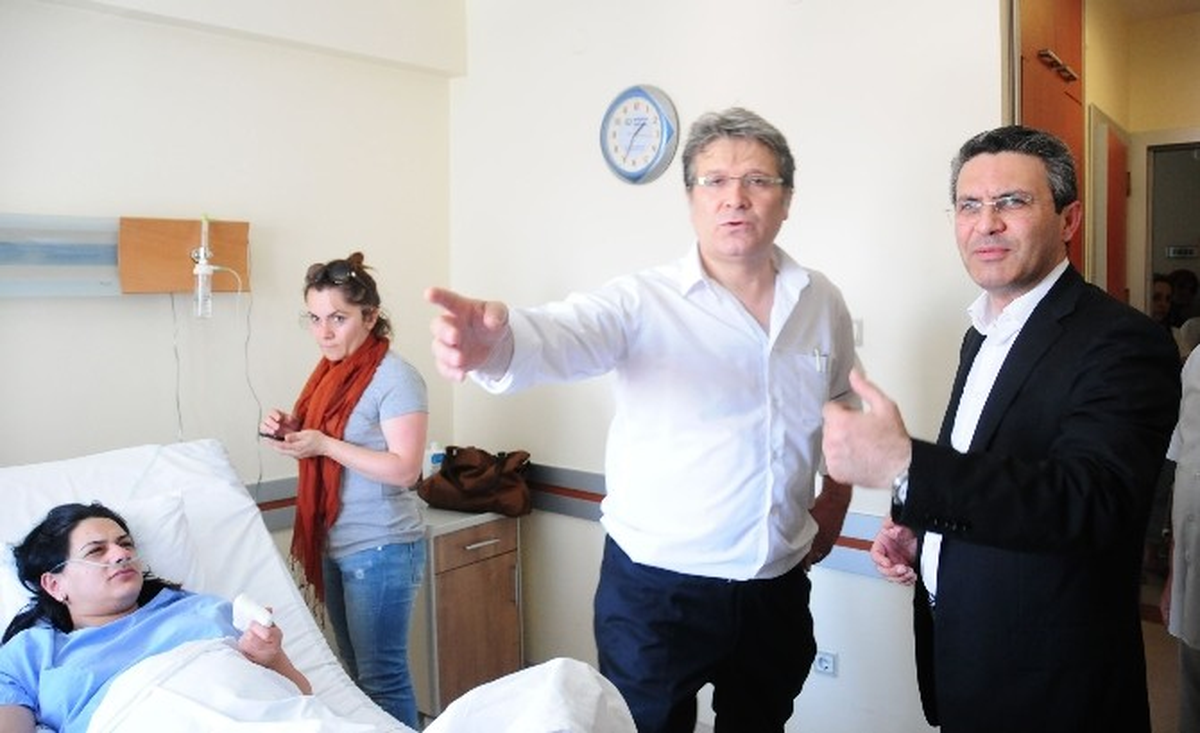 Balkondan Atlayan Hamile Kadın Hastanede
