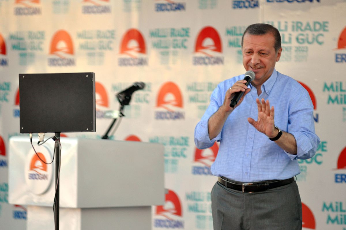Cumhurbaşkanı Adayı ve Başbakan Erdoğan Antalya\'da