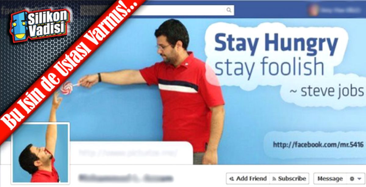 Facebook\'un Kapak Görselini En İyi O Kullanıyor!