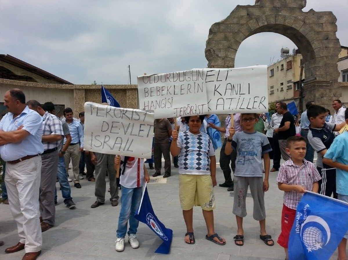 Hatay\'da İsrail Protestosu