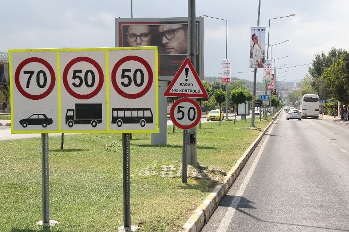 Çanakkale\'de Hız Limitleri Değiştirildi