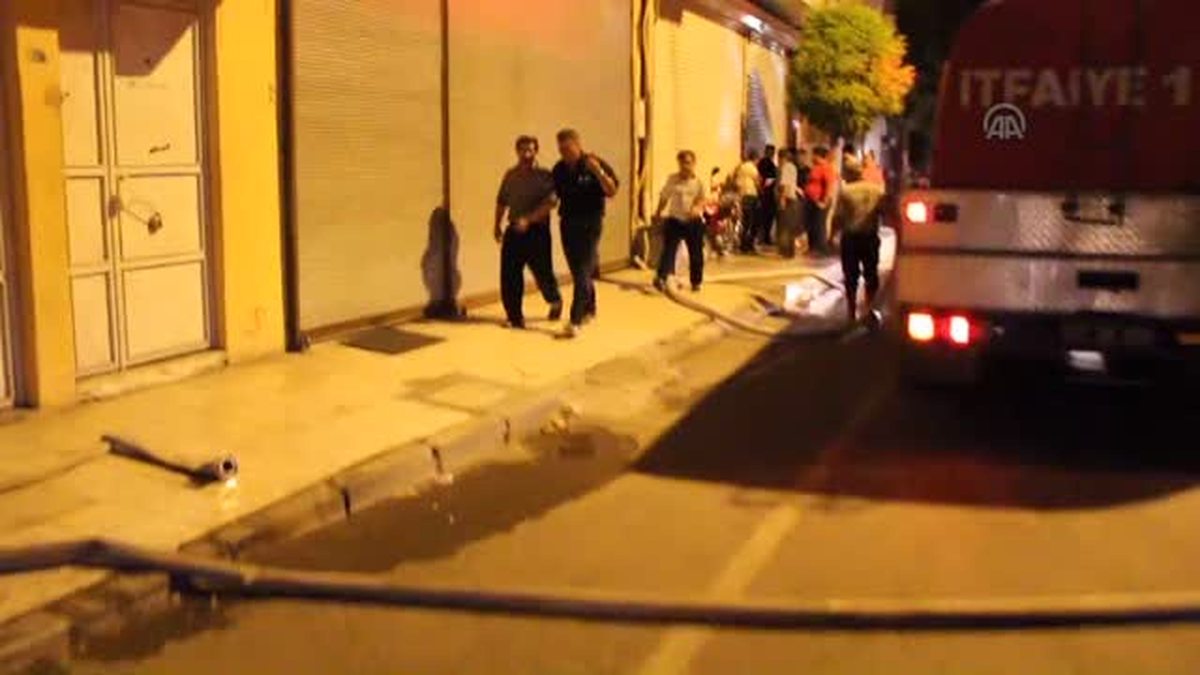 Gaziantep\'te İplik Fabrikasında Yangın