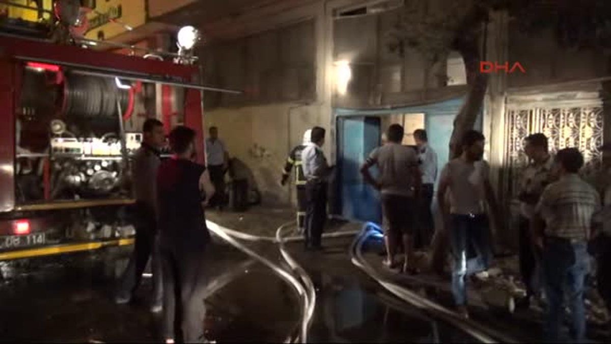 İplik İmalathanesinde Yangın Paniği