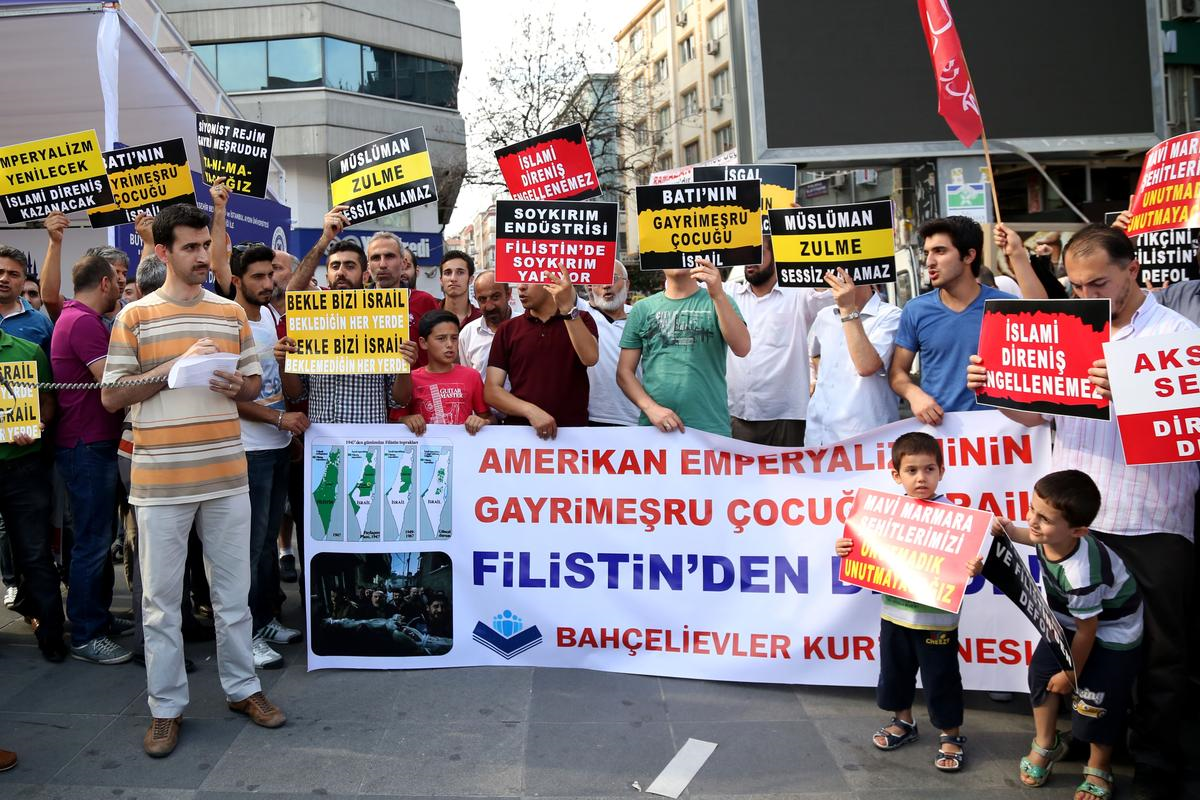 İsrail\'in Gazze\'ye Saldırılarının Protesto Edilmesi