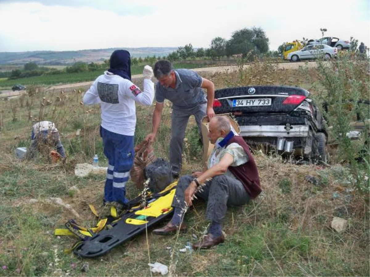 Malkara\'da 3 Ayrı Trafik Kazası: 15 Yaralı