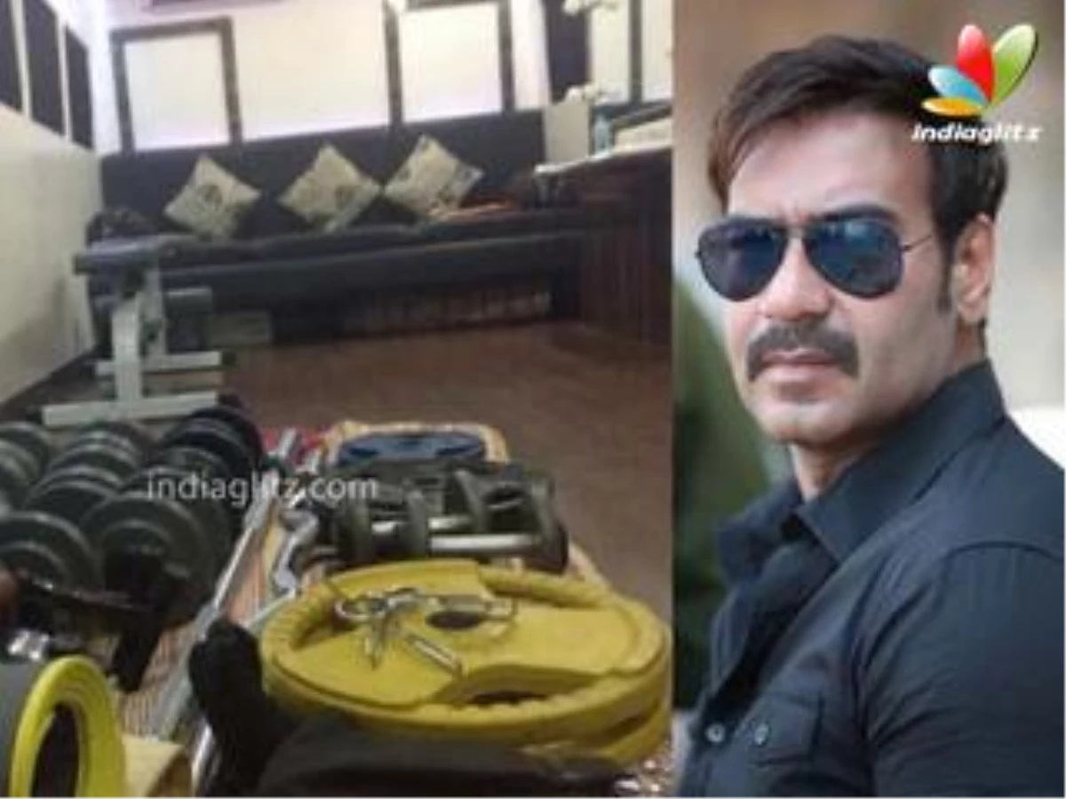 Singham\' Ajay Devgn Turns Vanity Van İnto Gym: On Location | Hot Hindi Cinema News | Kareena Kapoor