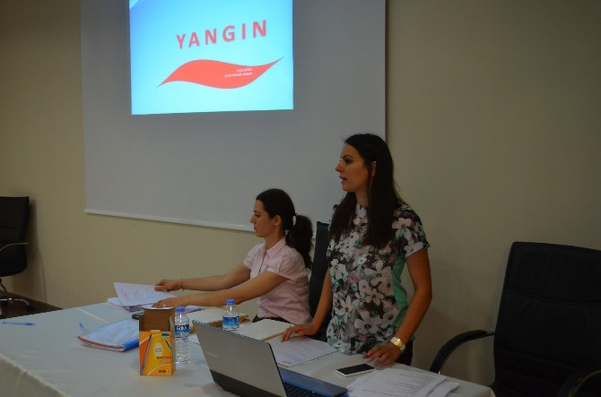 Söke\'de İnşaat İşçilerine İş Güvenliği Semineri