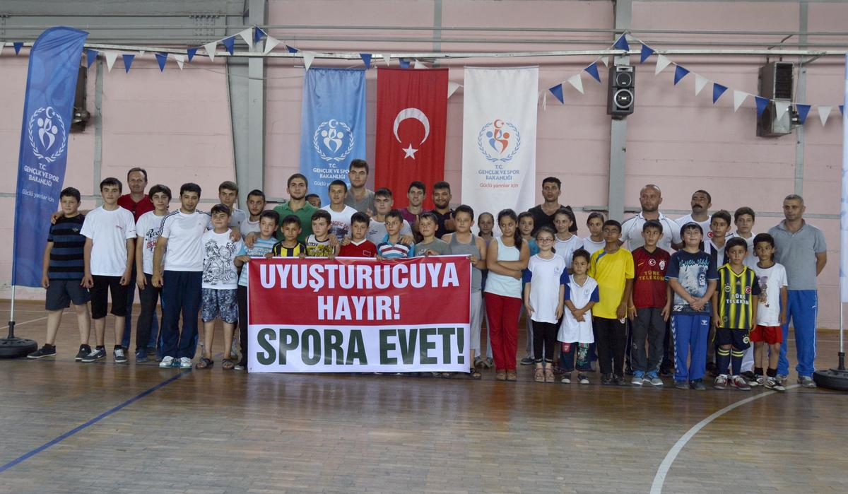 Uyuşturucuya Hayır, Spora Evet" Projesi