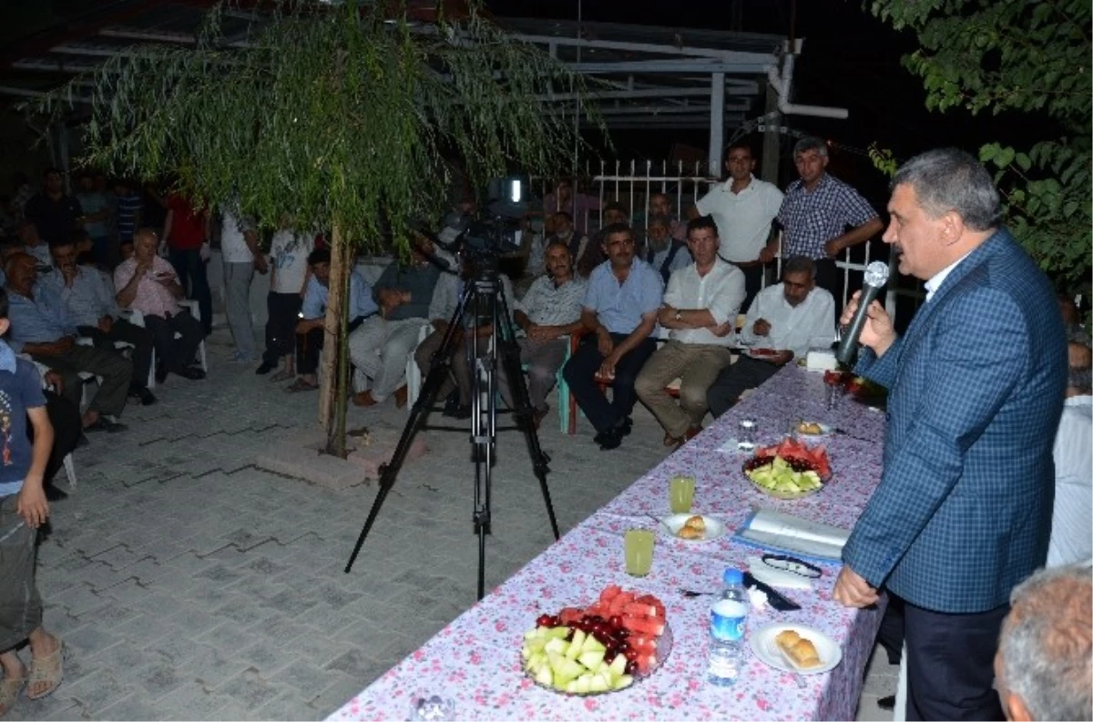AK Parti Heyeti, Kaldırım Mahallesinde Toplantı Düzenledi