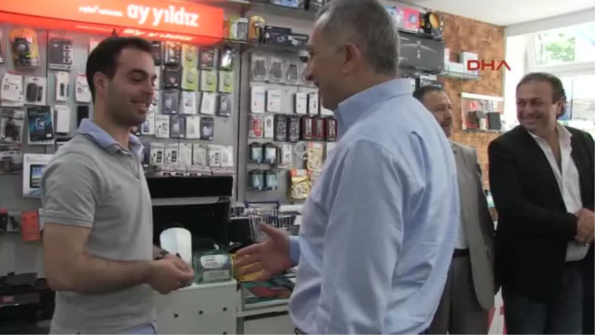 AKP Milletvekili Metin Külünk Seçim Hakkında Bilgi Verip Oy İstedi