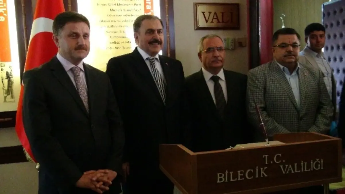 Bakan Veysel Eroğlu Bilecik\'te Bir Takım Ziyaretlerde Bulundu