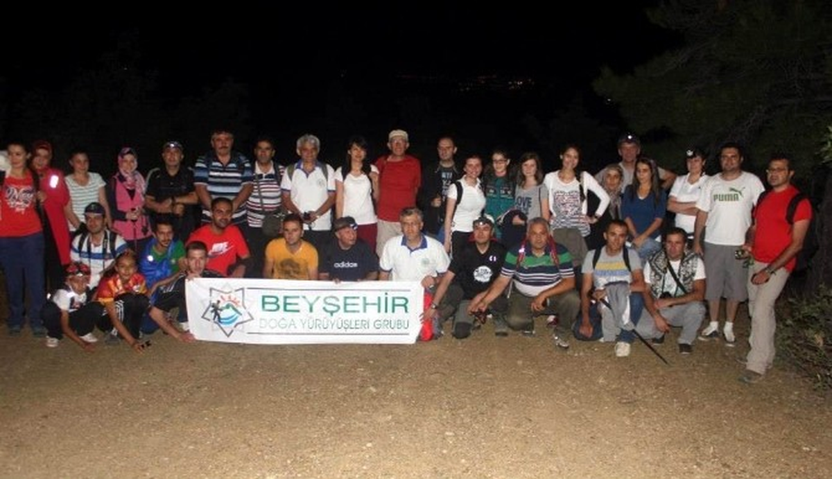 Beyşehir\'de Gece Doğa Yürüyüşü ve Sahur Etkinliği