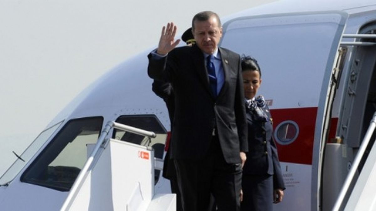 Cumhurbaşkanı Adayı ve Başbakan Erdoğan, Ankara\'ya Gitti