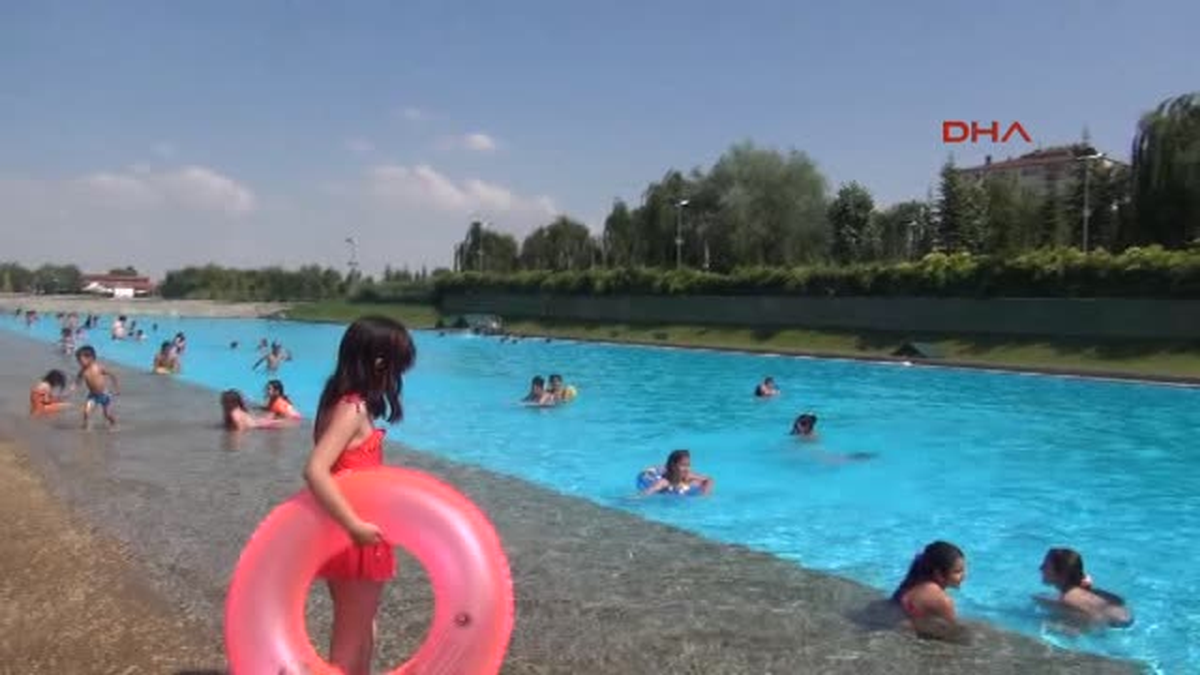 Eskişehir\'deki Yapay Plaja Ankara ve Konya İlgisi