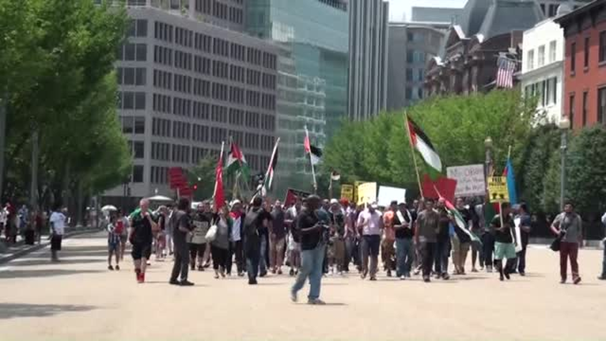 İsrail\'in Gazze saldırılarının protesto edilmesi -