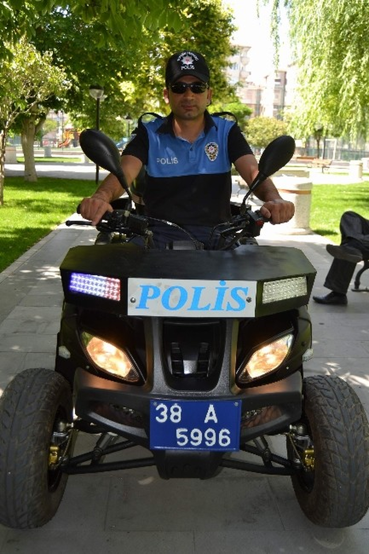 Kayseri\'de Polis Ekipleri Park ve Bahçelerde Asayişi Atv ile Sağlayacak