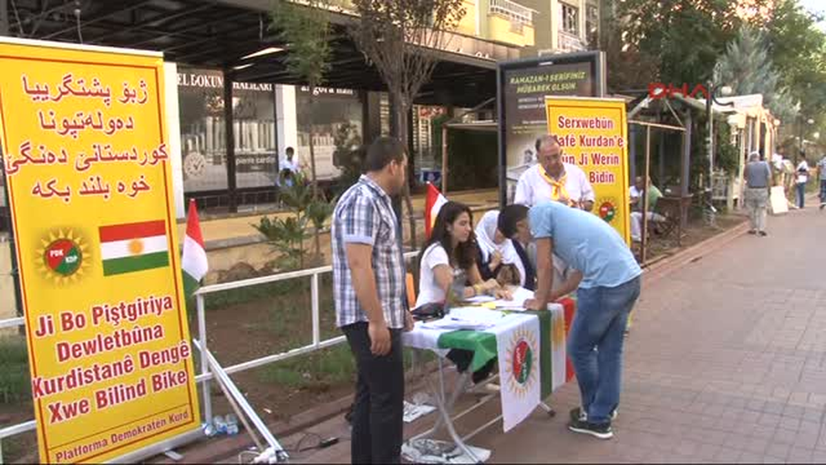 Kürdistan Referanduma, İmza Kampanyalı Destek