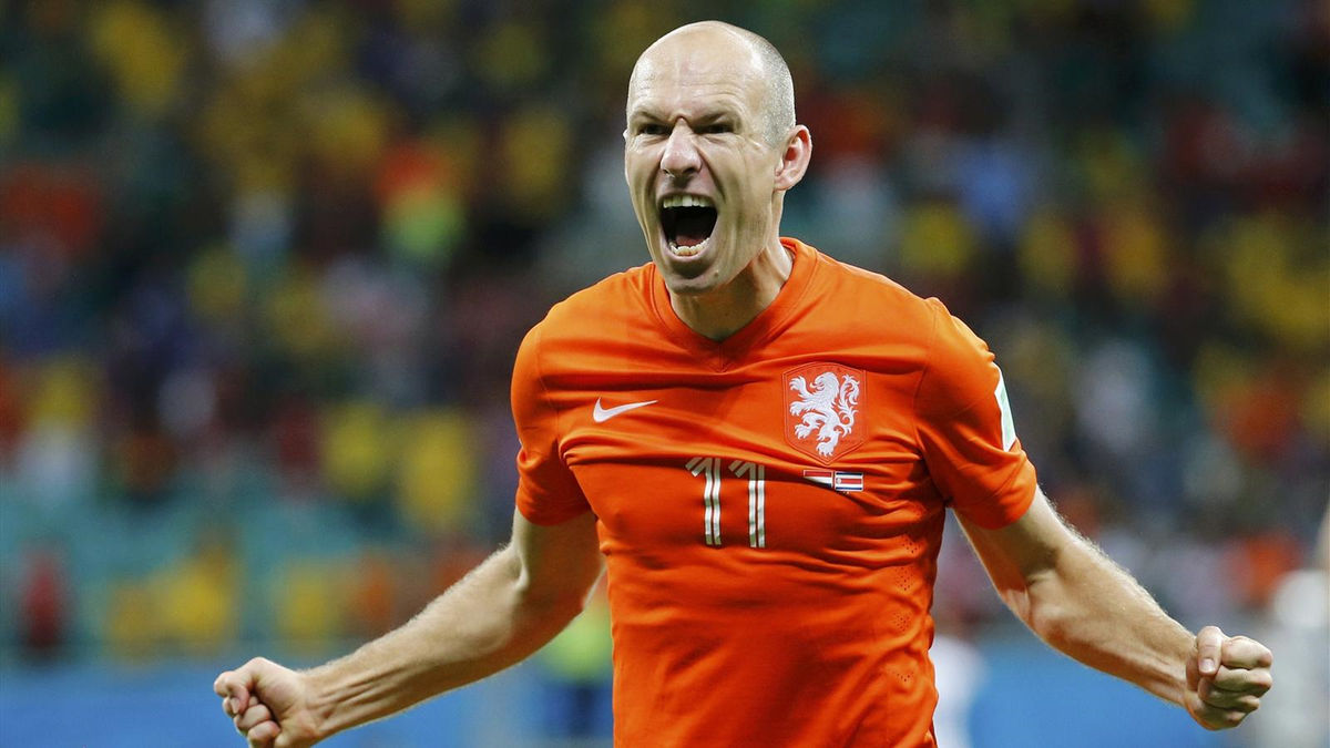 Robben 2014 Dünya Kupası\'nda 79 Kilometre Koştu