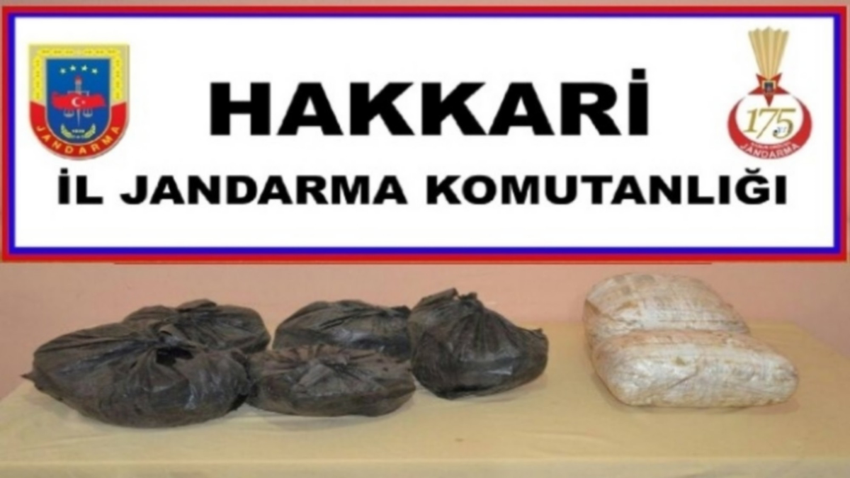Hakkari\'de Uyuşturucu Operasyonu