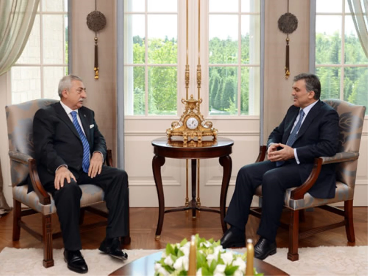 Cumhurbaşkanı Gül, TESK Genel Başkanı Palandöken\'i Kabul Etti