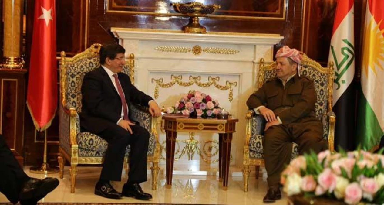 Dışişleri Bakanı Davutoğlu, Barzani ile Görüştü